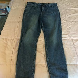 ANN TAYLOR LOFT HIGH RISE SKINNY ANKLE